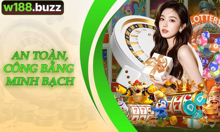 An toàn, công bằng và minh bạch trong hoạt động casino W188